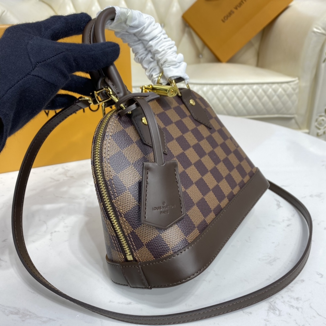 Louis Vuitton ALMA BB Damier Ebene Handbag N41211